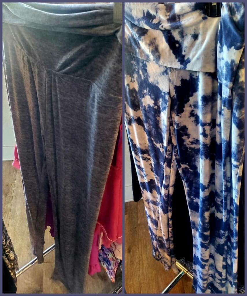 Deep Gray Flowy Pants