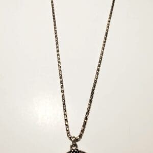 Fun multi charm silver necklace