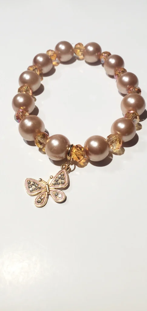 Blush Bead Single Bracelet